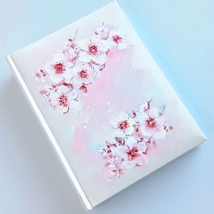 Cseresznyevirágos fotóalbum 13x18 cm-es fotóknak - esküvő - emlék & ajándék - album & fotóalbum - Meska.hu