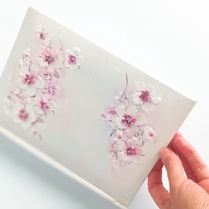 Cseresznyevirágos fotóalbum 13x18 cm-es fotóknak - esküvő - emlék & ajándék - album & fotóalbum - Meska.hu