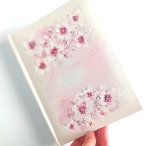 Cseresznyevirágos fotóalbum 13x18 cm-es fotóknak - esküvő - emlék & ajándék - album & fotóalbum - Meska.hu