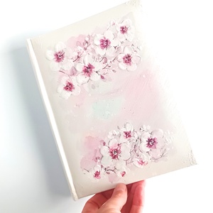 Cseresznyevirágos fotóalbum 13x18 cm-es fotóknak - esküvő - emlék & ajándék - album & fotóalbum - Meska.hu