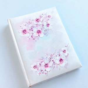 Cseresznyevirágos fotóalbum 13x18 cm-es fotóknak - esküvő - emlék & ajándék - album & fotóalbum - Meska.hu