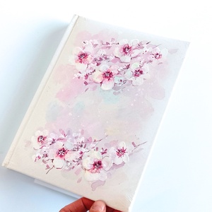 Cseresznyevirágos fotóalbum 13x18 cm-es fotóknak - esküvő - emlék & ajándék - album & fotóalbum - Meska.hu