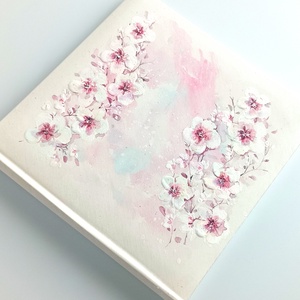 Cseresznyevirágos fotóalbum (26 x 26 cm) - esküvő - emlék & ajándék - album & fotóalbum - Meska.hu