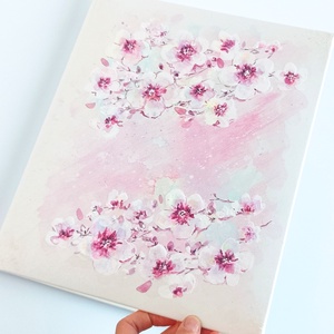 Cseresznyevirágos fotóalbum - esküvő - emlék & ajándék - album & fotóalbum - Meska.hu