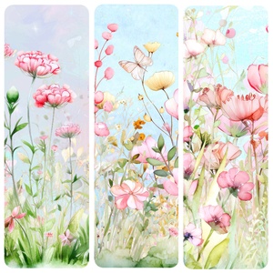 Vadvirágok könyvjelző szett, Könyv & Zene, Könyvjelző, Papírművészet, MESKA