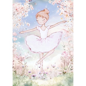 Balerinás füzet - Meska.hu