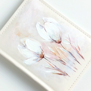 Fotóalbum 13x18-as képeknek liliomokkal - otthon & életmód - papír, írószer - album & fotóalbum - Meska.hu