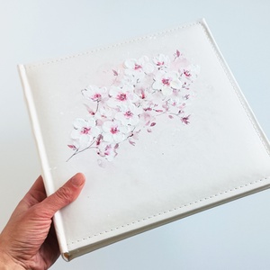 Sakura fotóalbum (26 x 26 cm) - esküvő - emlék & ajándék - album & fotóalbum - Meska.hu