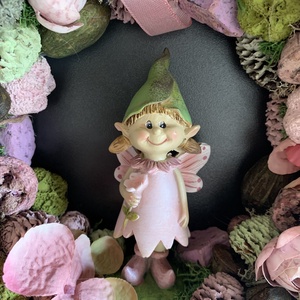 Tavasztündér kopogtató - otthon & életmód - dekoráció - ajtó- és ablak dekoráció - ajtódísz & kopogtató - Meska.hu