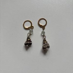 Csigaház fülbevaló, Ékszer, Fülbevaló, Lógó fülbevaló, Ékszerkészítés, MESKA