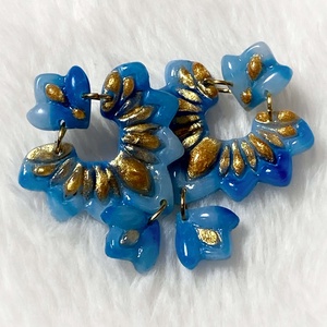 Mira Blue Fülbevaló - ékszer - fülbevaló - lógó fülbevaló - Meska.hu