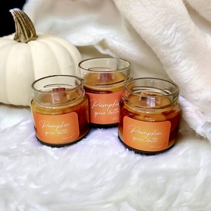 Pumpkin Spice Latte Sütőtök Illatú Szójagyertya - otthon & életmód - gyertya, illat, aroma - gyertya - Meska.hu