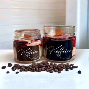 Kávé Illatú Szójagyertya - otthon & életmód - gyertya, illat, aroma - gyertya - Meska.hu