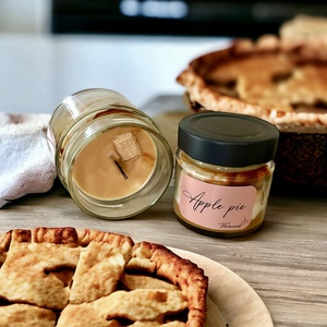 Fahéjas Almás Pite Illatú Szójagyertya - otthon & életmód - gyertya, illat, aroma - gyertya - Meska.hu