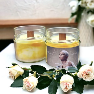 Ariana Grande Black Opium Illatú Szójagyertya - otthon & életmód - gyertya, illat, aroma - gyertya - Meska.hu