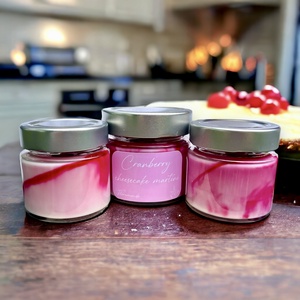 Vörös Áfonyás Sajttorta Illatgyertya - otthon & életmód - gyertya, illat, aroma - gyertya - Meska.hu