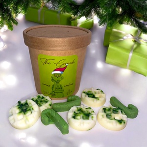 The Grinch Xmas Cookies Karácsonyi Illatviasz (50 g) - otthon & életmód - gyertya, illat, aroma - gyertya - Meska.hu