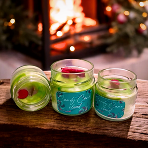 Candy Cane Cloud Fodormentás Vaníliás - Karamellás Cukorka Illatú Karácsonyi Szójagyertya - otthon & életmód - gyertya, illat, aroma - gyertya - Meska.hu