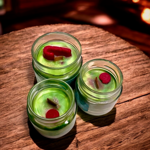 Candy Cane Cloud Fodormentás Vaníliás - Karamellás Cukorka Illatú Karácsonyi Szójagyertya - otthon & életmód - gyertya, illat, aroma - gyertya - Meska.hu