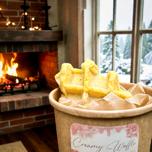 Creamy Waffle Sugarbites Vaníliás Gofri Illatviasz (70 g) - otthon & életmód - gyertya, illat, aroma - gyertya - Meska.hu