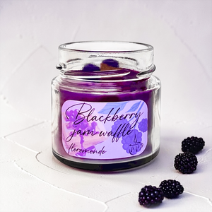 Blackberry Jam Waffle - Szederdzsem Illatú Szójagyertya, Otthon & Életmód, Gyertya, illat, aroma, Gyertya, Gyertya-, mécseskészítés, MESKA