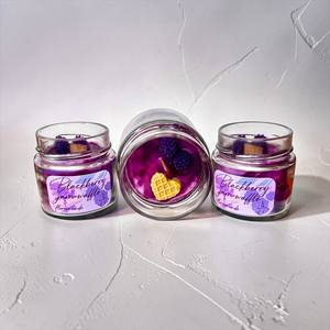 Blackberry Jam Waffle - Szederdzsem Illatú Szójagyertya - otthon & életmód - gyertya, illat, aroma - gyertya - Meska.hu