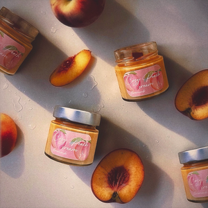 Cozy Peach Cream Őszibarack Illatú Szójagyertya - otthon & életmód - gyertya, illat, aroma - gyertya - Meska.hu
