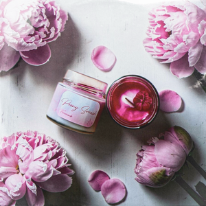 Peony Smash Bazsarózsa Illatú Tavaszi Szójagyertya - Meska.hu