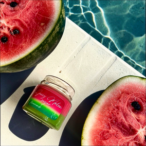 Juicy Melon Sugar Görögdinnye Illatú Szójagyertya - otthon & életmód - gyertya, illat, aroma - gyertya - Meska.hu