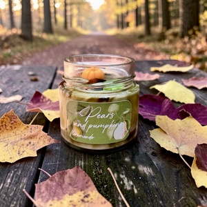 Pears And Pumpkins - Érett Körte Illatú Őszi Illatgyertya - otthon & életmód - gyertya, illat, aroma - gyertya - Meska.hu