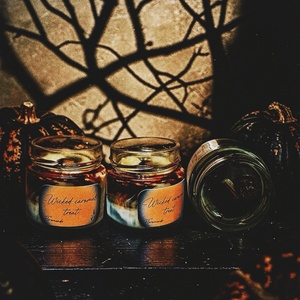 Wicked Caramel Treat Karamell Mousse Illatú Halloween-i Szójagyertya - otthon & életmód - gyertya, illat, aroma - gyertya - Meska.hu