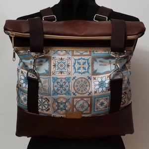 Roll top hátizsák/laptop hátizsák/laptop táska/city bag/hátizsák róza - táska & tok - laptoptáska, laptop hátizsák - Meska.hu