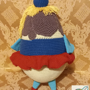 Horgolt Mrs. Puff Bikinifenékről - játék & sport - plüssállat & játékfigura - plüss mesefigurák - Meska.hu