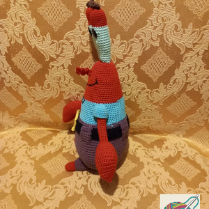 Horgolt Rák úr - játék & sport - plüssállat & játékfigura - plüss mesefigurák - Meska.hu