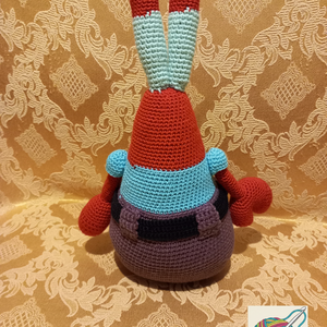 Horgolt Rák úr - játék & sport - plüssállat & játékfigura - plüss mesefigurák - Meska.hu