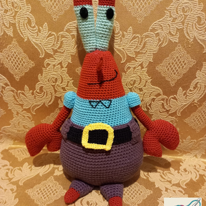 Horgolt Rák úr, Játék & Sport, Plüssállat & Játékfigura, Plüss mesefigurák, Horgolás, MESKA