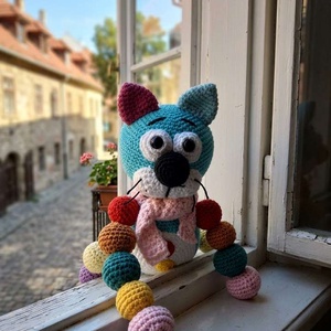 Golyócica - játék & sport - plüssállat & játékfigura - cica - Meska.hu
