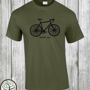Biciklis póló - ruha & divat - férfi ruha - póló - Meska.hu