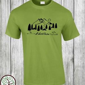 Adventure póló - ruha & divat - férfi ruha - póló - Meska.hu