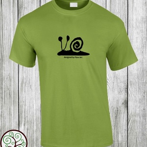 Csigás póló - ruha & divat - férfi ruha - póló - Meska.hu