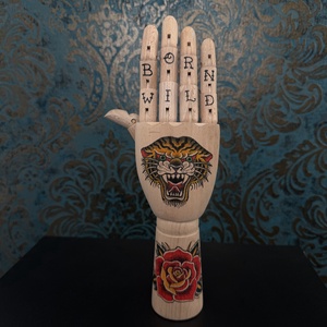 �Born Wild tattoo kéz - Meska.hu