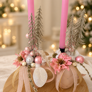 Bögrés gyertyás asztaldísz (az ár egy darabra vonatkozik), Karácsony, Adventi díszek, Adventi asztaldísz, Virágkötés, ? **Rózsaszín bögrés asztaldísz** ?

Különleges, bájos rózsaszín bögrés asztaldísz, amely kedves sz..., MESKA