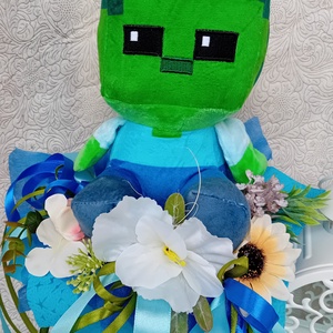 Ovis ballagási csokor Minecraft - otthon & életmód - dekoráció - virágdísz és tartó - csokor & virágdísz - Meska.hu
