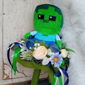 Ovis ballagási csokor - Minecraft  - Meska.hu