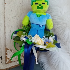 Ovis ballagási csokor - Minecraft  - otthon & életmód - dekoráció - virágdísz és tartó - csokor & virágdísz - Meska.hu