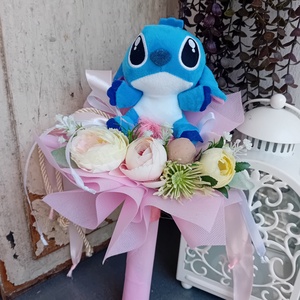 Ovis ballagási csokor - Stitch - Meska.hu