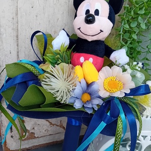 Ovis ballagási csokor - Mickey egér - Meska.hu