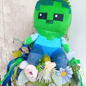 Ovis ballagási csokor - utolsó Minecraft  - Meska.hu