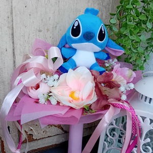 Ovis ballagási csokor - Stitch  - Meska.hu