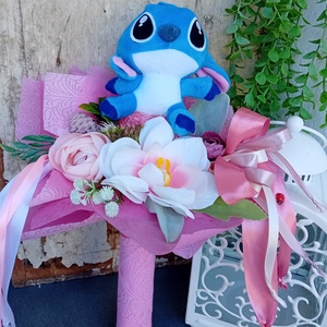 Ovis ballagási csokor - Stitch - Meska.hu